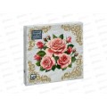 Салфетки 3 слойные 20 листов 33*33 Bouquet Home Романтический букет,25326*12