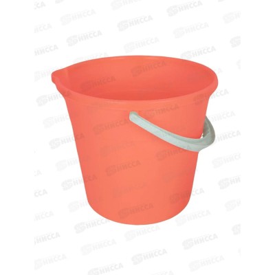 Ведро 10л пищ с носиком Коралловый МП *10 0118