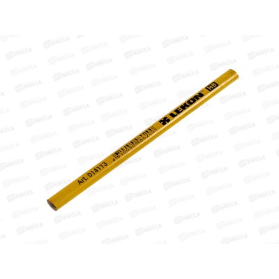 Карандаш столярный, овальный, желтый *10/100/1000