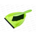 Совок с резинкой и щетка-сметка МП салатовый *25
