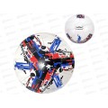 Мяч футбольный Х-Match, 1 слой PVC 1,6мм, 410г, размер 5, 56464
