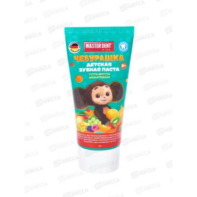 УМКА MASTER DENT зубная паста детская Чебурашка тутти-фрутти 65г *24