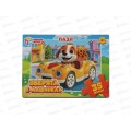 ПАЗ 0035 Зверята в машинках. Макси-пазлы, 28714 "Умные игры"  *24