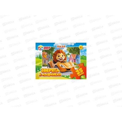 ПАЗ 0035 Зверята в машинках, 28707 "Умные игры"  *32
