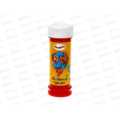 Мыльные пузыри "Играем вместе" "Три кота" 60мл 01073-60ЭК *36