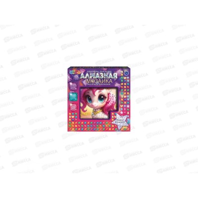 Алмазная мозаика 15х15см Единорожка, АМ15Х15-123962