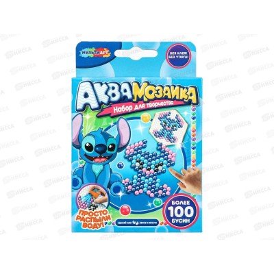 Аквамозаика 100 бусин, Стич, AQUASTICH-123457