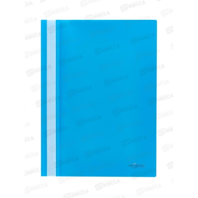 Скоросшиватель inФОРМАТ А4 голубой 180мкм, карман TCР4018С *25/400