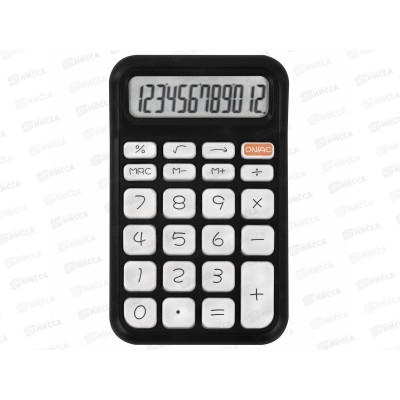 Калькулятор BRAU KW-500-BK 12разряд.,черный 272954 *1