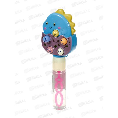 Мыльные пузыри &quotДинозаврик&quot 40мл с игрушкой на колпачке, 1003160  *12