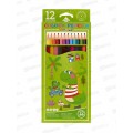 Карандаши 12цв. ПГС Дино Р23953-8 *12