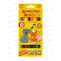 Карандаши двухцв. Каляка-Маляка  12шт/24цв., КДКМ24 *12