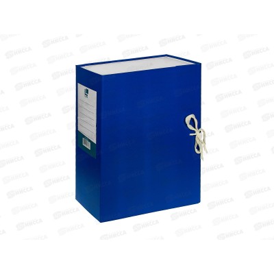 Папка арх. 12см Lite A4 синий, завязки, до 1200л BA91120BL *25