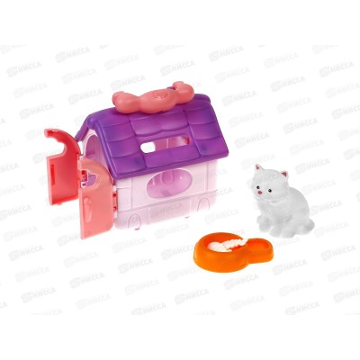 Игровой набор №6688-813А "Собачка/кошечка в домике переноске"10,1*8*11 Игровой набор №6688-813А "Собачка/кошечка в домике переноске"10,1*8*11