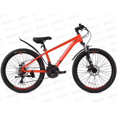Велосипед 24" 21ск RUSH HOUR NX 415 DISC ST красный рама 13", 430232