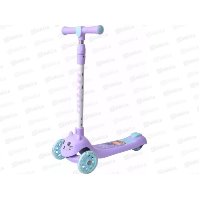 Самокат 3-х колесный до 50кг Kelly, светящиеся колеса, 429771