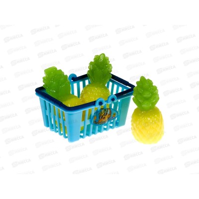 Антистресс-Сквиш №25-3 &quotКорзина с ананасами&quot пакет