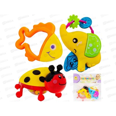 Набор погремушек Levatoys, 8395А-19YS, FCJ0710117 в пакете Набор погремушек Levatoys, 8395А-19YS, FCJ0710117 в пакете