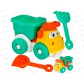 Набор песочный КРОКОТАМ Веселый грузовик 5пр., зелено-желтый ПН11-О1*8