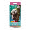 Карандаши 24цв deVente Yummy Panda, шестигр. к/у  5024536 *6/120