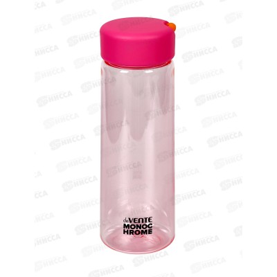 Бутылочка deVENTE д/воды "MonoChrome" 500мл. розовая пласт. 8090938 Бутылочка deVENTE д/воды "MonoChrome" 500мл. розовая пласт. 8090938