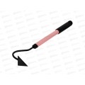 Мотыга Ласточка со стальным черенком (черный/розовый) 1684