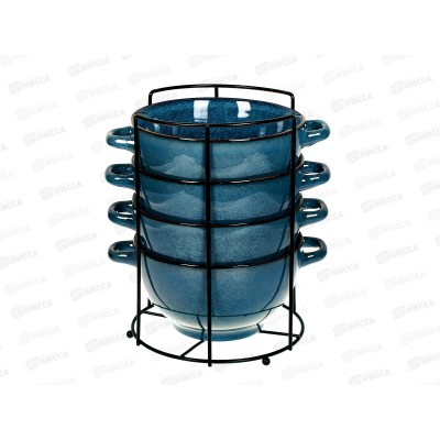 Набор бульонниц 5 предметов 650мл Океан 202431 *6