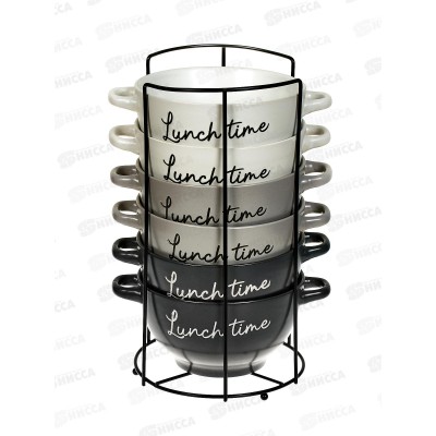 Набор бульонниц 7 предметов 650мл ВремяЛанча 202428 *4