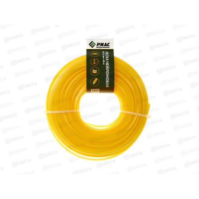 Леска для триммера сечение Треугольник d=2,4мм L=45м (подвес) 931