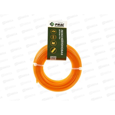 Леска для триммера сечение Клевер d=2,0мм L=15м (подвес) 952