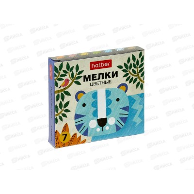 Мел Hatber Нарисуй-ка! 7цв., 082952 *25 Мел Hatber Нарисуй-ка! 7цв., 082952 *25