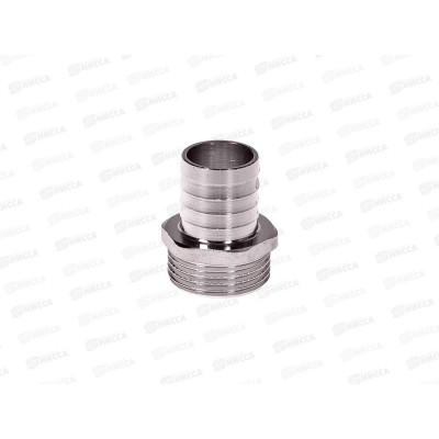 Штуцер под шланг с нар.резьбой 1&quot*25мм ш Aqualink, 04560 *10/80