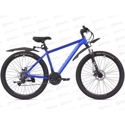 Велосипед 27,5&quot 21ск RUSH XS 725 DISC AL синий рама 18&quot, 320047