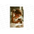 Записн.книжка-перевертыш  Апплика А6, Девочки и зв  80л., С1226-65 *24