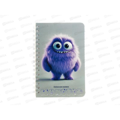 Записн.книжка-перевертыш  Апплика А6, Пушистые лапк 80л., С1226-66 *24