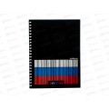 Тетрадь 48л кл. Апплика Россия. греб. С0152-155 *80 Тетрадь 48л кл. Апплика Россия. греб. С0152-155 *80