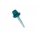 Саморез кровельный RAL5021 4,8*29 (250шт) Морская волна, Zitar  *16
