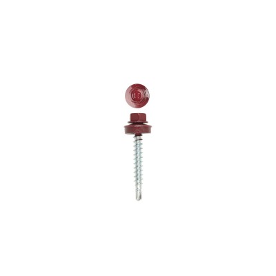 Саморез кровельный RAL3003 5,5*19 (250шт) Рубиново-красный, Zitar  *16