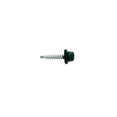 Саморез кровельный RAL6005 4,8*38 (200шт) Зеленый мох, Zitar  *16