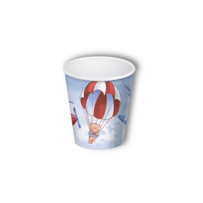 Стаканы бумажные Мишки в полёте (250мл, 6шт) флоупак СТ-2117