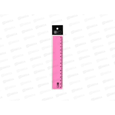 Линейка 15см ФЕН Пастель розовый. полистирол 66051 *200 Линейка 15см ФЕН Пастель розовый. полистирол 66051 *200