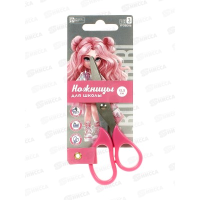 Ножницы детск. ФЕН Красотка 13,5 см 69126 *24