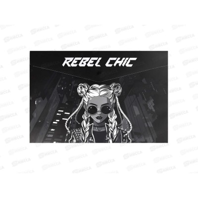 Папка д/тетр. ФЕН А4 Девушка с косами  1 отд. 69302 *12