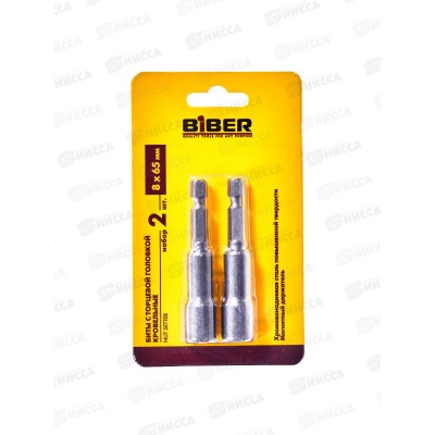 Биты с торцевой головкой (кровельные) 8мм, 2шт, 84613 *144 Биты с торцевой головкой (кровельные) 8мм, 2шт, 84613 *144