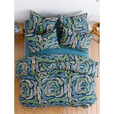 Комплект постельного белья 1,5 спальный Бязь 120гр НН Лабиринт растений