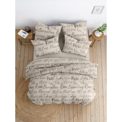 Комплект постельного белья 2сп.с европростынёй Бязь 120гр НН Сити  20693-1+20312-21