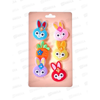 Джибитсы ПГС 6в1 Зайчик, морковка Р2307-10