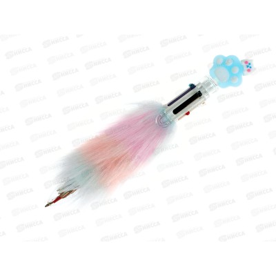 Ручка авт. BASIR 6-ти цв.корпус детская &quotЛапки&quot MC-7395 *24