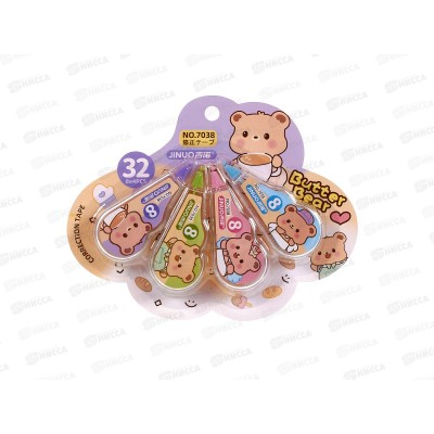 Корр.лента Basir набор 4шт. Мишки по 8м роллер 7038/576 *24