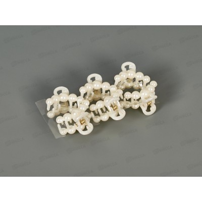 Крабик пластик 4см п/жемч №10521 (уп 6шт)